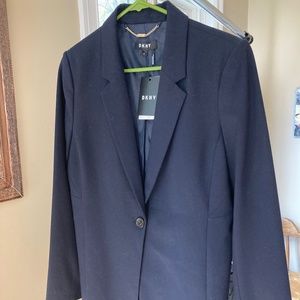 BRAND NEW DKNY navy blazer size 10 in perfect condition